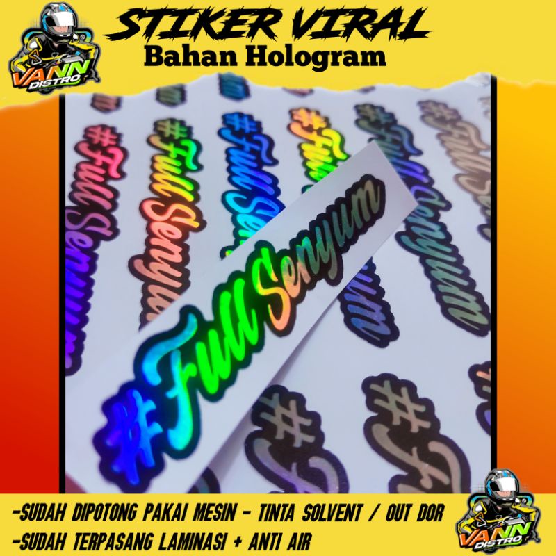 stiker FULL SENYUM