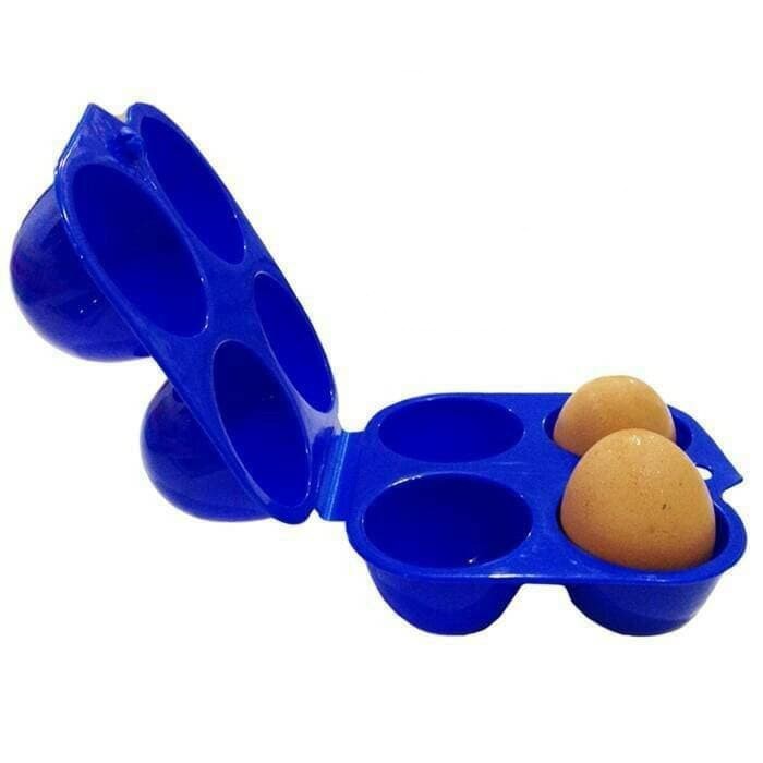 Tempat Telur Isi 4 Egg Holder Case Outdoor Camping Masak Portable