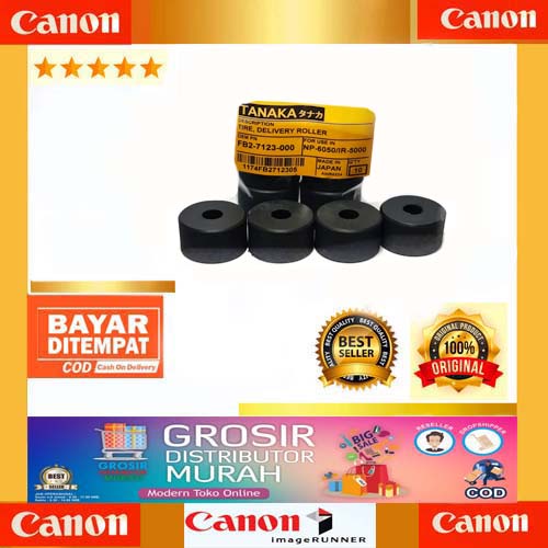 Delivery Roller Mesin Fotokopi Canon IR 5000/5075 Tanaka Jepang Satu Set 4pcs