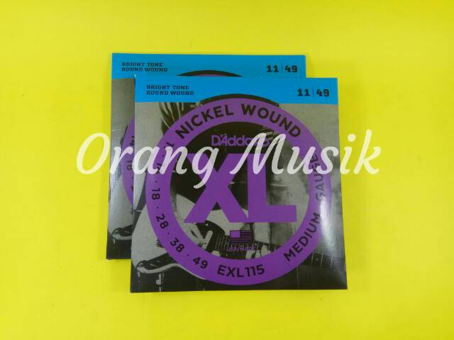 Senar Gitar Elektrik D'Addario 011 EXL115