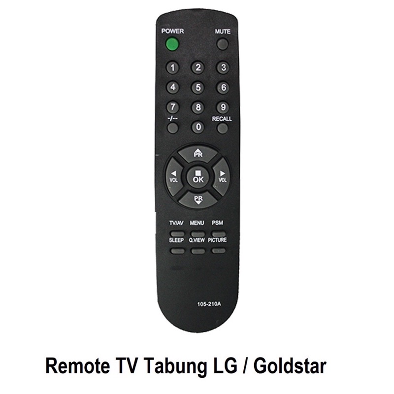 Favs Store Remot Remote Tv Goldstar Tv Tabung 105 - 210A / Remote Tv Goldstar Tv Tabung 105 - 230 D