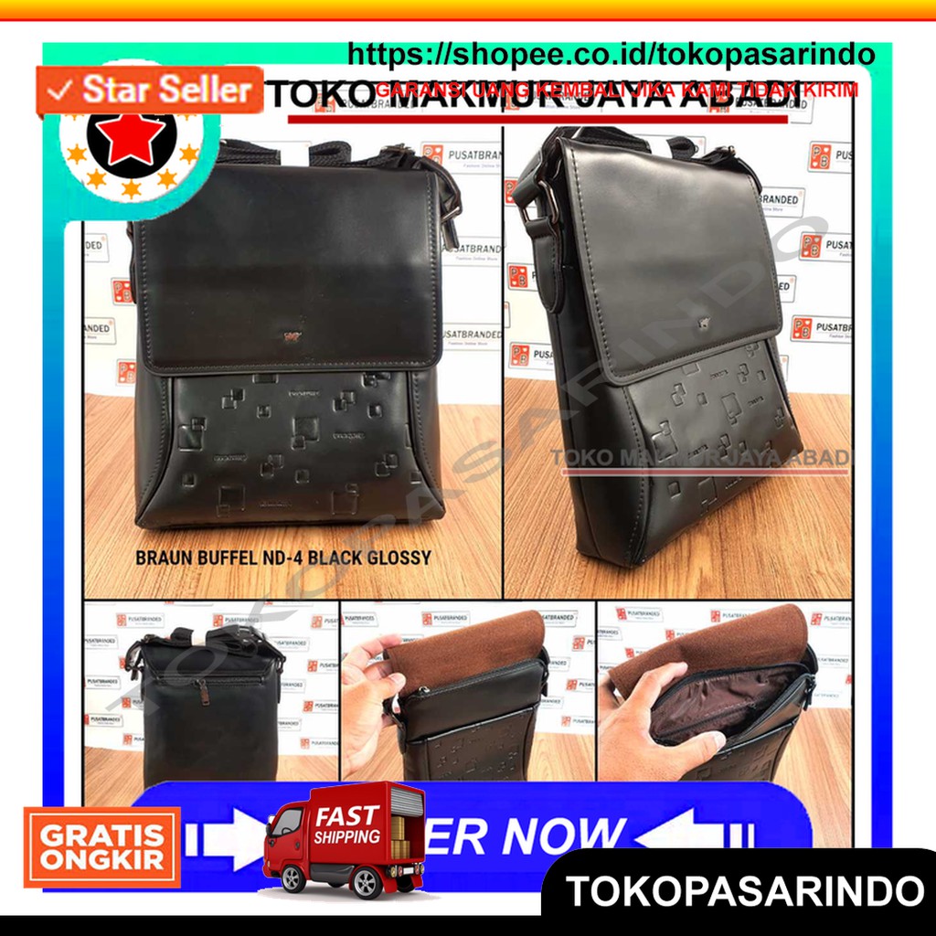 Tas Slempang Pria Tas Selempang Pria Import Branded Braun Buffel