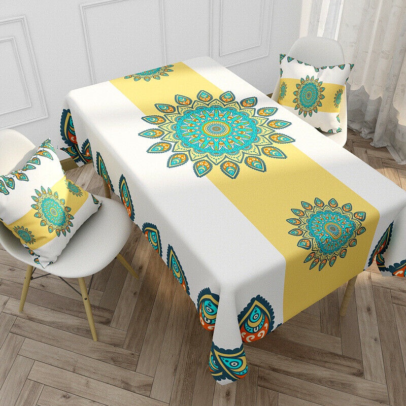 Taplak Meja Makan Premium Waterproof 140 X 180 CM - Tablecloth Wrinkle  - TAPLAK MEJA 140 X 180 CM