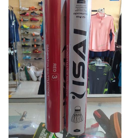 SHUTTLECOCK BADMINTON ISAI MERAH // KOK BADMINTON ISAI // KOCK ISAI {BLP.26Au22y}