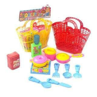 Mainan Anak Masakan Keranjang Cooking Set Keranjang No.WJS 220