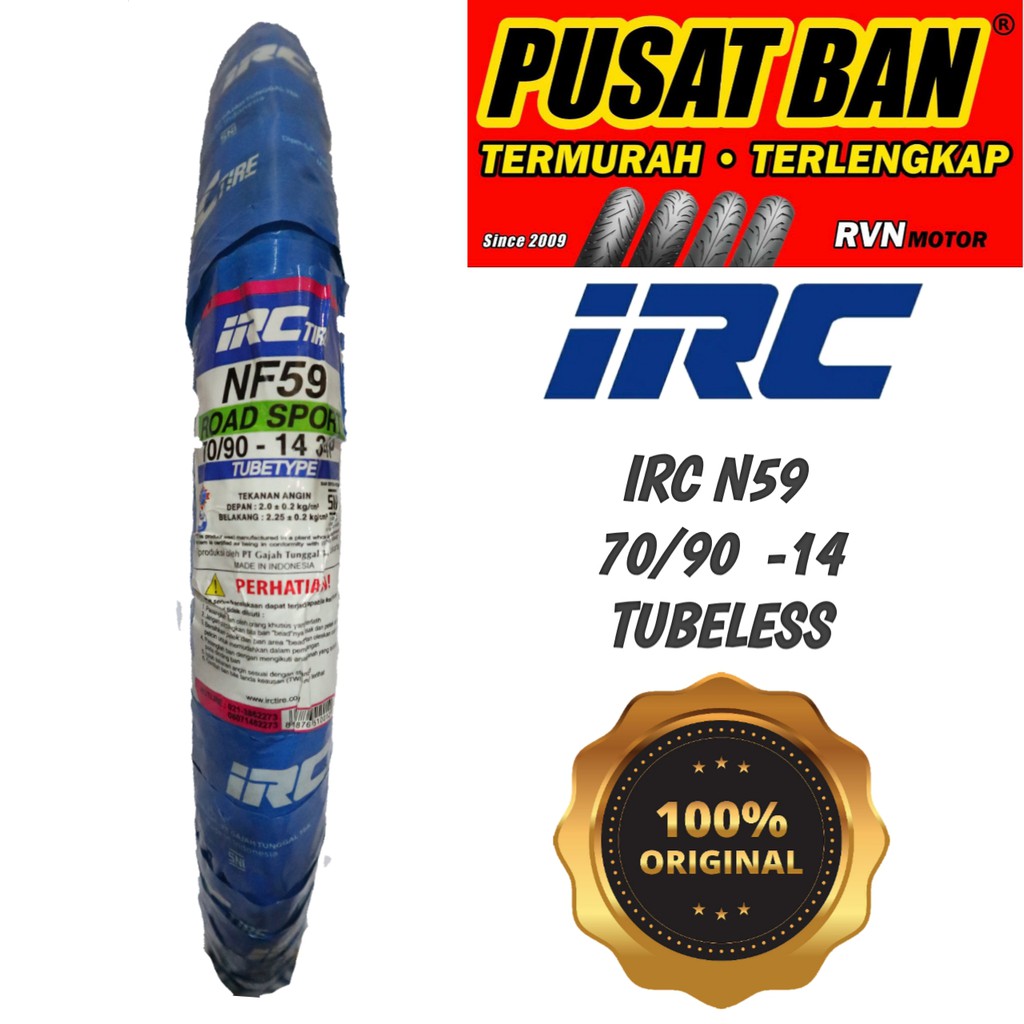 IRC 70/90-14 TUBETYPE