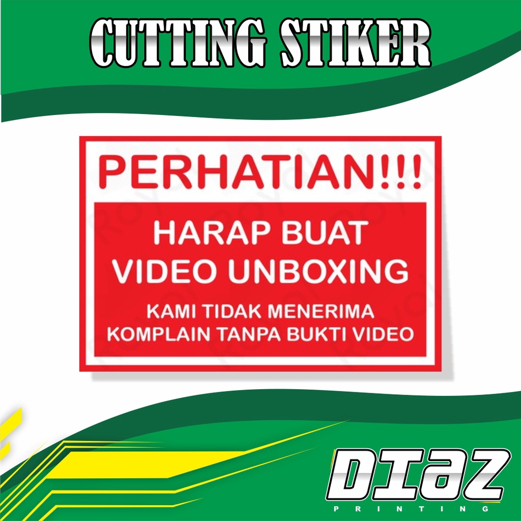 

Sticker Fragile dan Video Unboxing Stiker Pecah Belah Jangan Dibanting