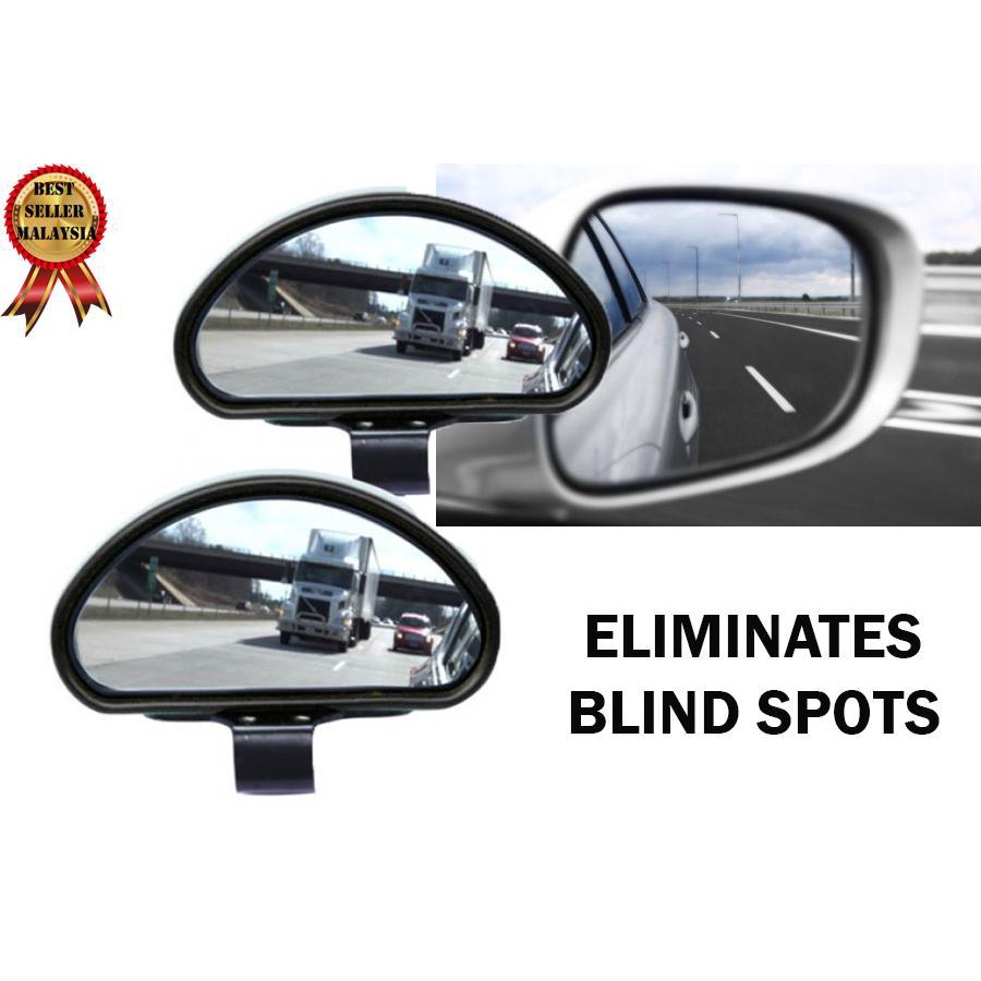 Kaca Spion Mobil Universal - Blind Spot MirrorClear Zone