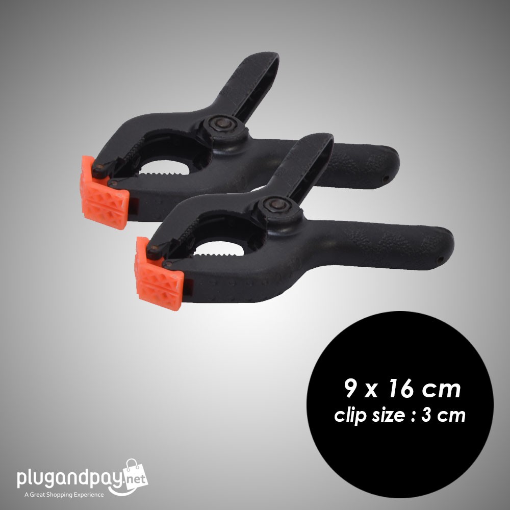 Klip Jepit Backdrop Fotografi Serbaguna 6 inc Pnp Gadget