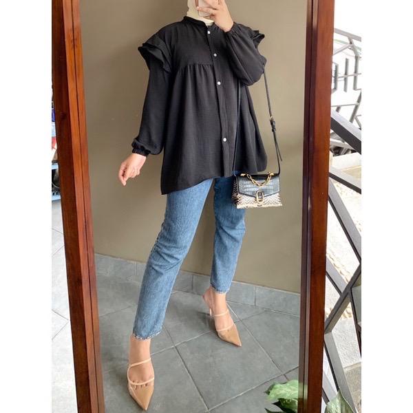 baju atasan wanita terbaru / ATASAN WANITA BLOUSE / CRINKLE BLOUSE / ATASAN WANITA JUMBO / KEMEJA BLOUSE WANITA / BLOUSE MURAH / ATASAN WANITA MURAH / ATASAN BLOUSE WANITA / blouse crinkel