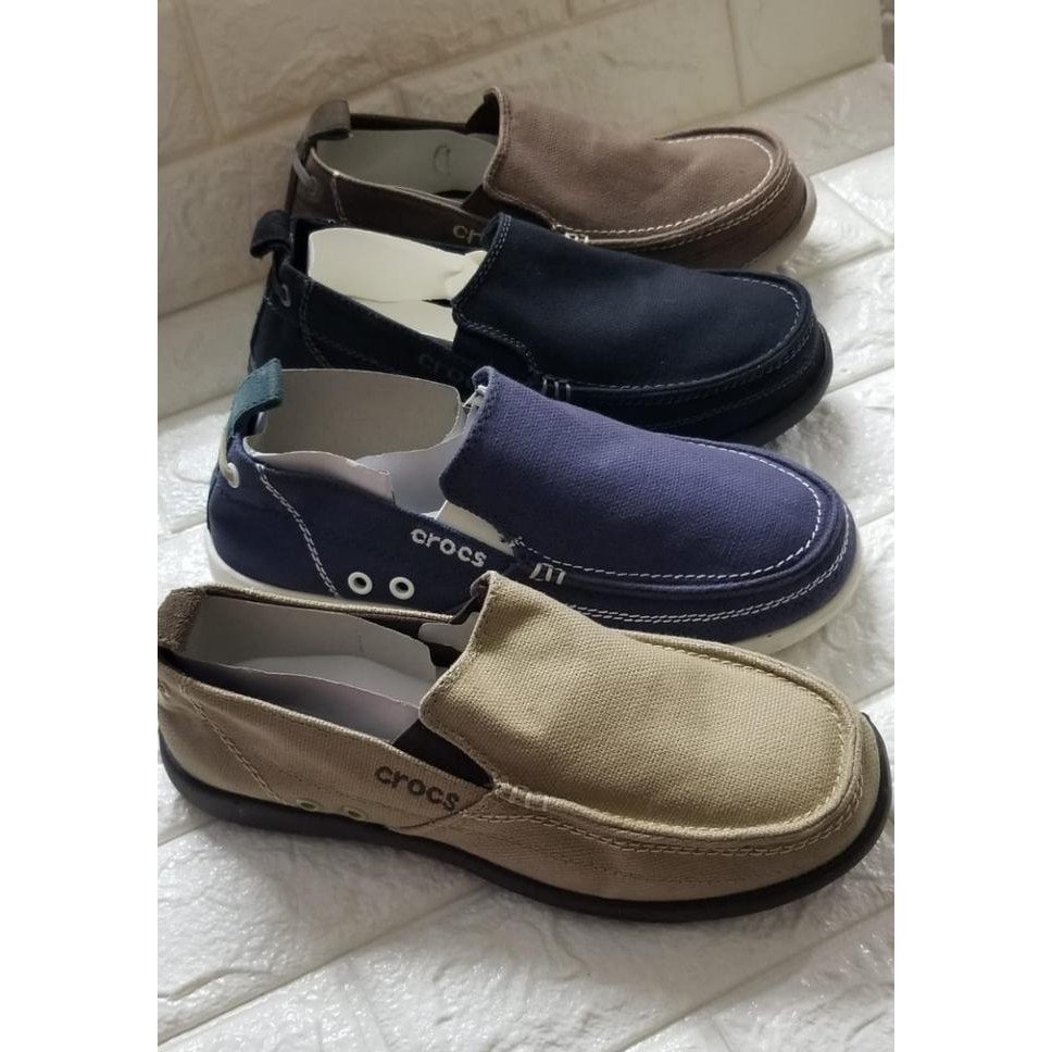 ☻ SUPPLIER SEPATU PRIA☻ CROCS MEN WALUMEN KANVAS 40-44 MURAH