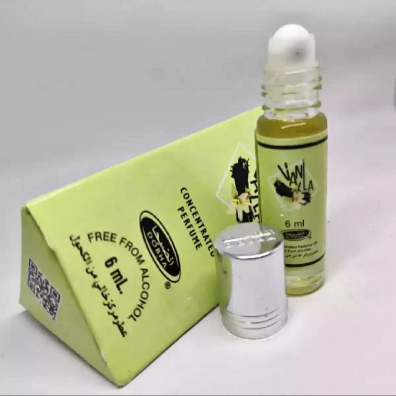 Parfum Dobha 6ml Roll On Aroma Vanilla 100% Non Alkohol