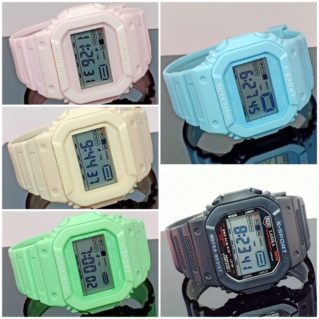 (COD)Jam Tangan Pria/Wanita Anti Air Lasika  Original LSK-8109