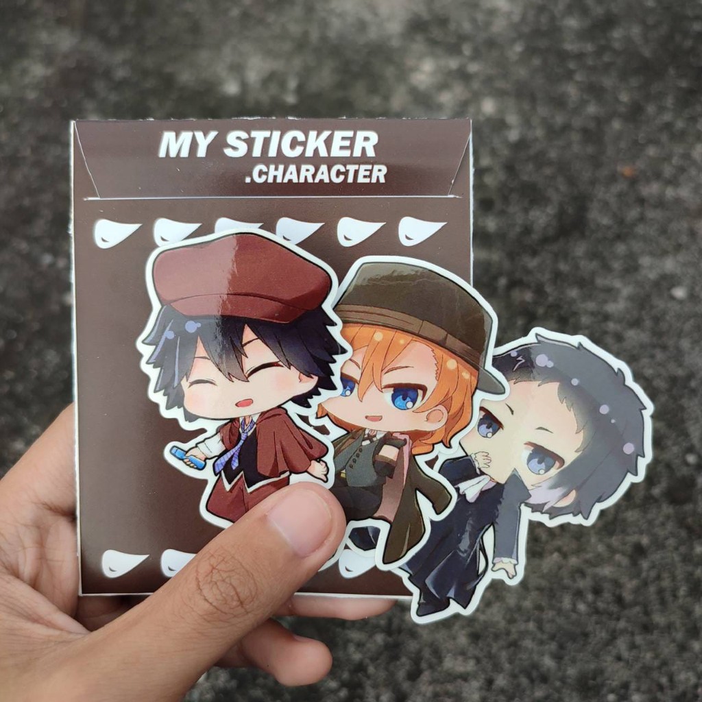 Koleksi Stiker Anime terlengkap - Sticker Bungou STray Dogs Kode 1