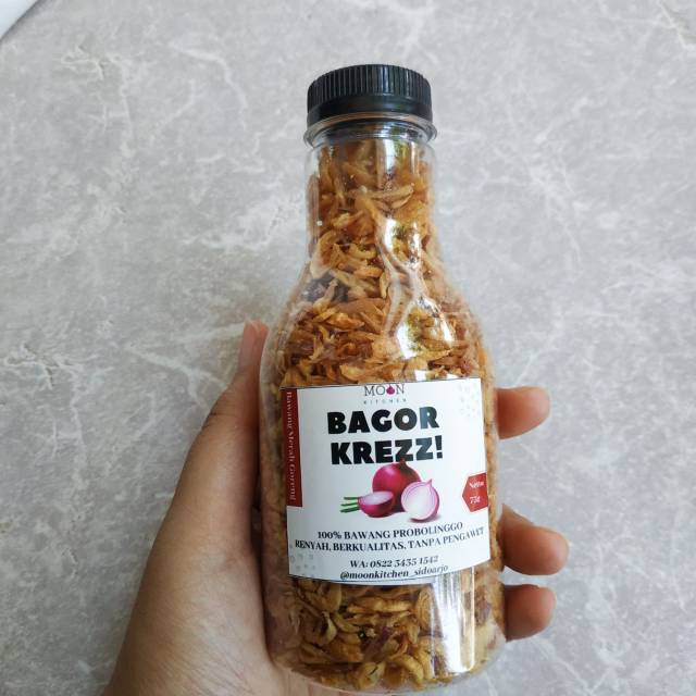 

BAGOR KREZZ! Bawang Goreng Renyah khas probolinggo kemasan botol 75 gram