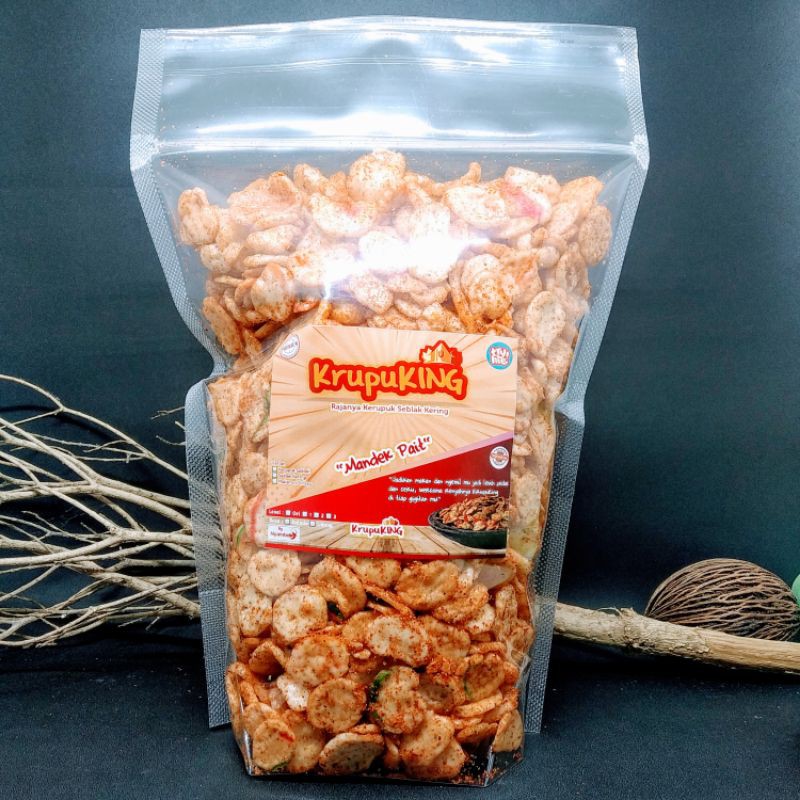 KRUPUKING KERUPUK SEBLAK KERING BESAR 500G