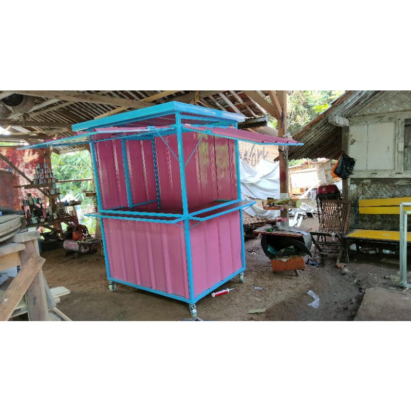 booth container l 120× p 180cm