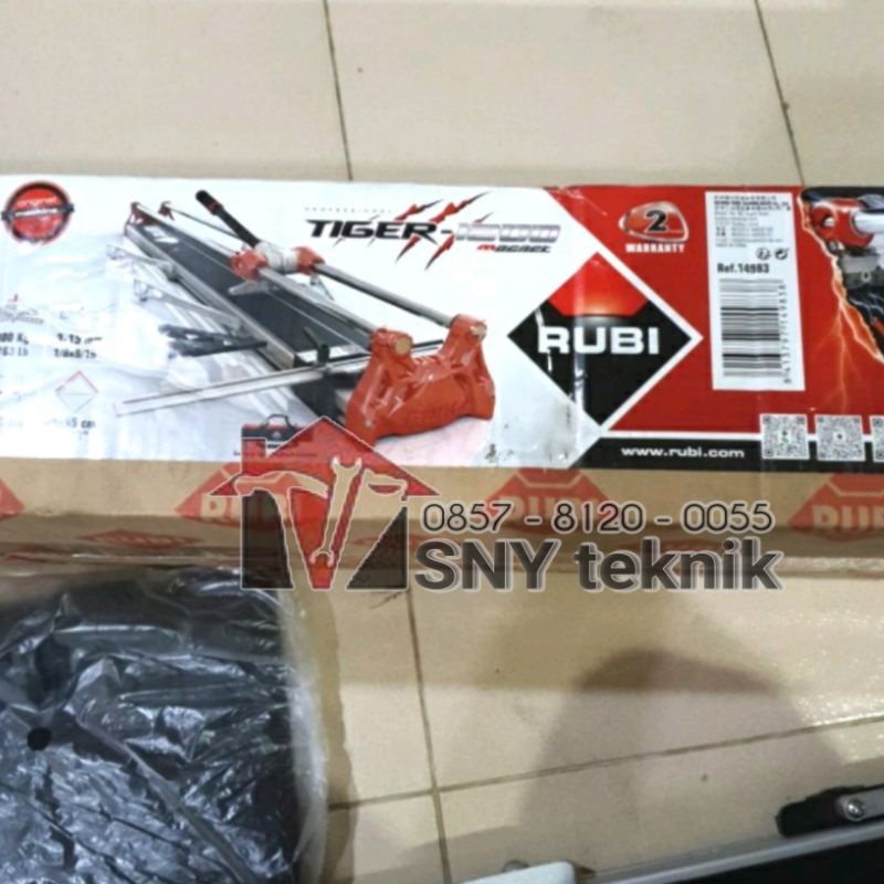 Original RUBI TIGER 1200 with bag - Alat Potong Keramik Granit Manual
