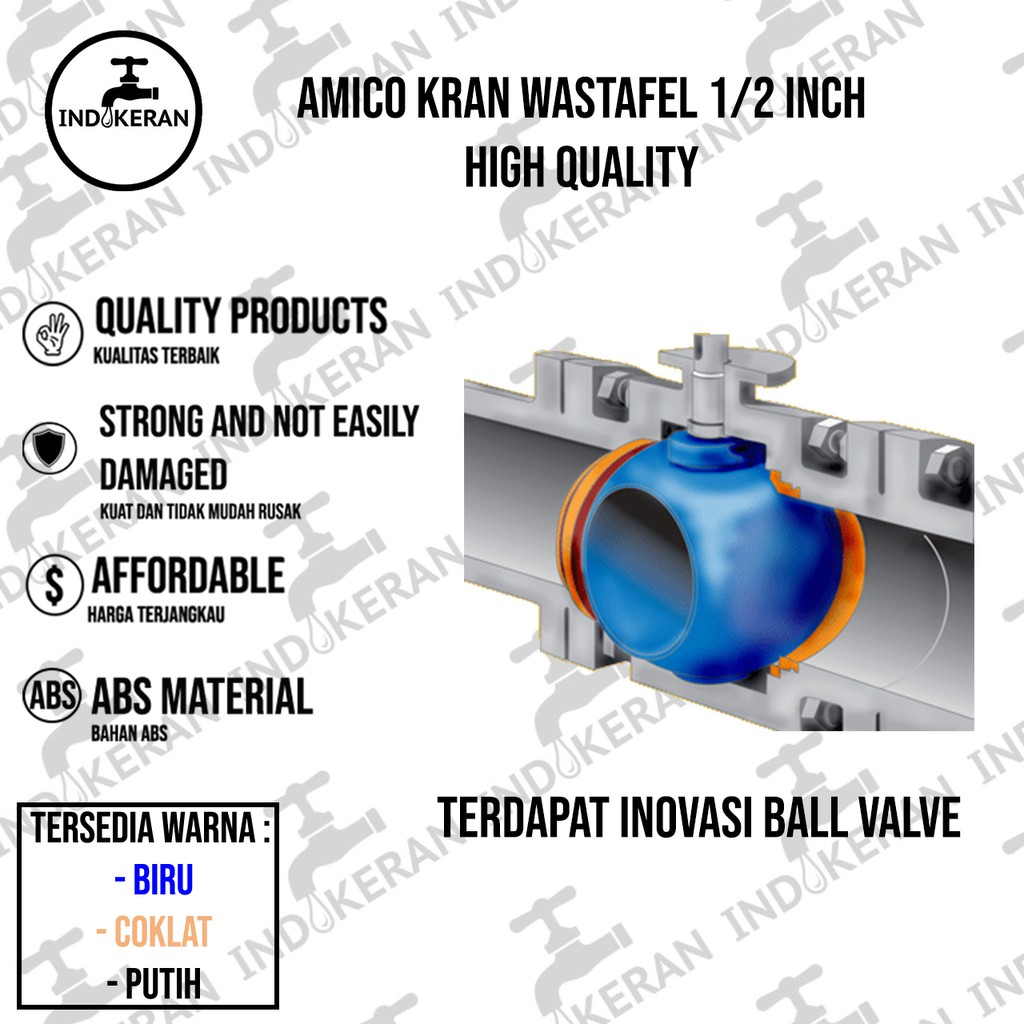 AMICO - Kran Wastafel - 1/2 Inch - High Quality