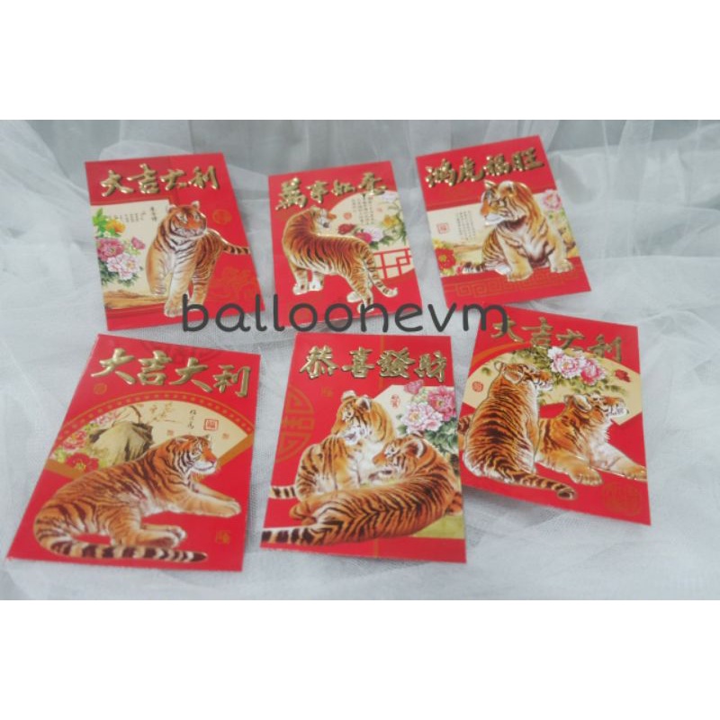 

Angpao Imlek Macan 2022/Angpao Pendek imlek/Angpao Murah/HONG BAO