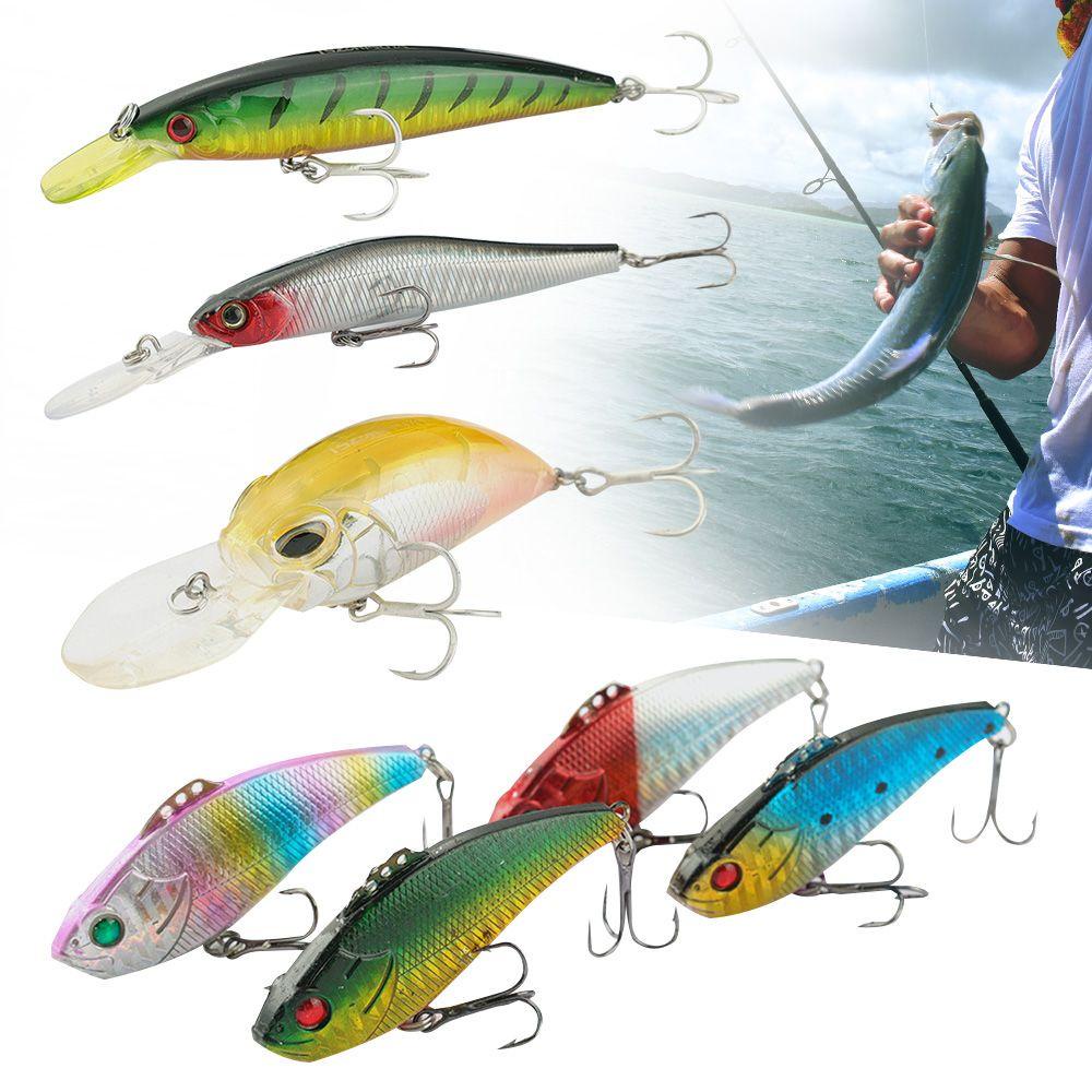 Top Fishing Lure Floating Bass Swing Alat Pancing Ikan