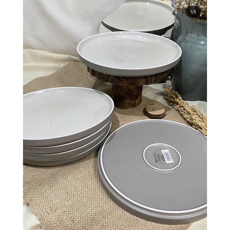STAX DINNER PLATE, PIRING KERAMIK ESTETIK / AESTHETIC PLATE