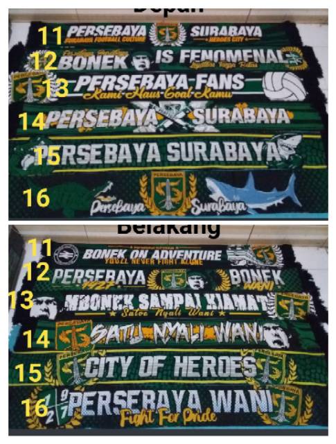 SCRAF PERSEBAYA BONEK HD SPESYAL SYAL BONEK AKSESORIS PERSEBAYA TERLARIS-4