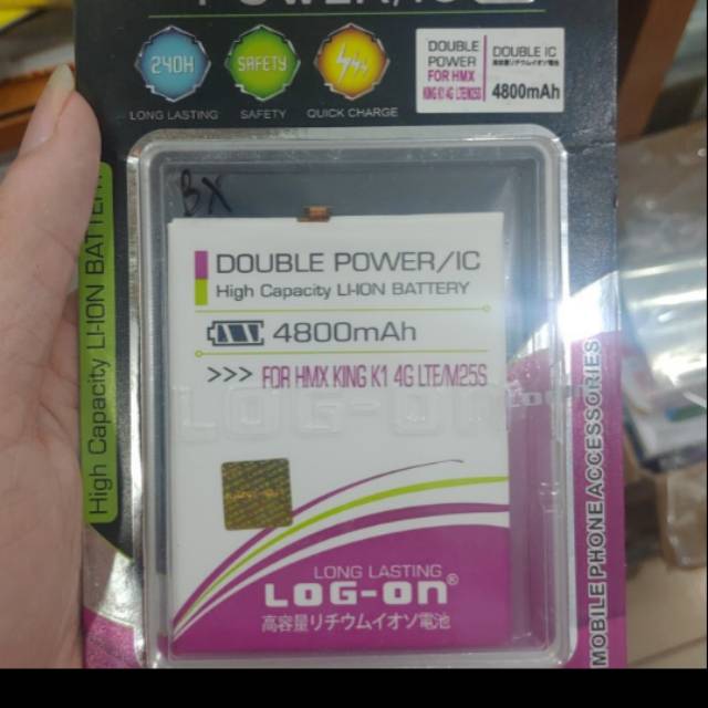 Baterai battery HIMAX King K1 M25S Log-on