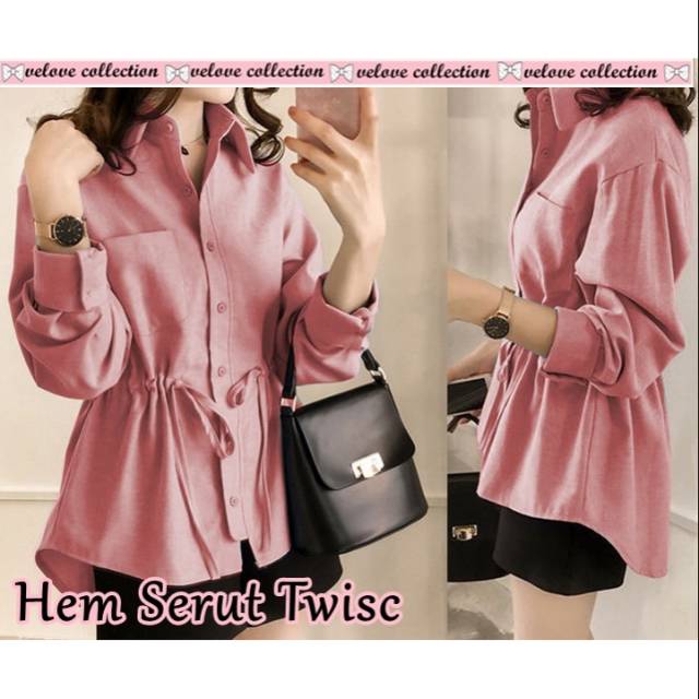 BLOUSE HEM SERUR LD 102CM PJG 63CM