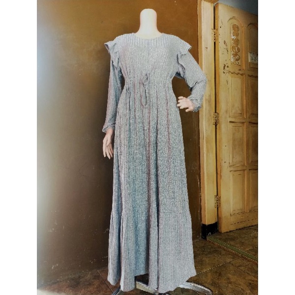 Gamis rajut import/Gamis rajut Serena/Gamis rajut jumbo/Gamis busui/Gamis terbaru