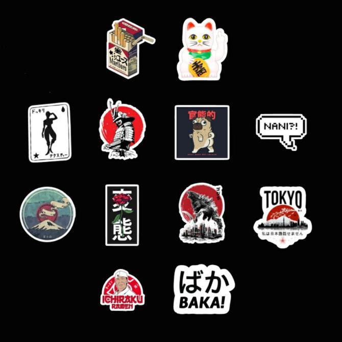 

Best Produk] Sticker Pack Japan | High Quality | Murah - M