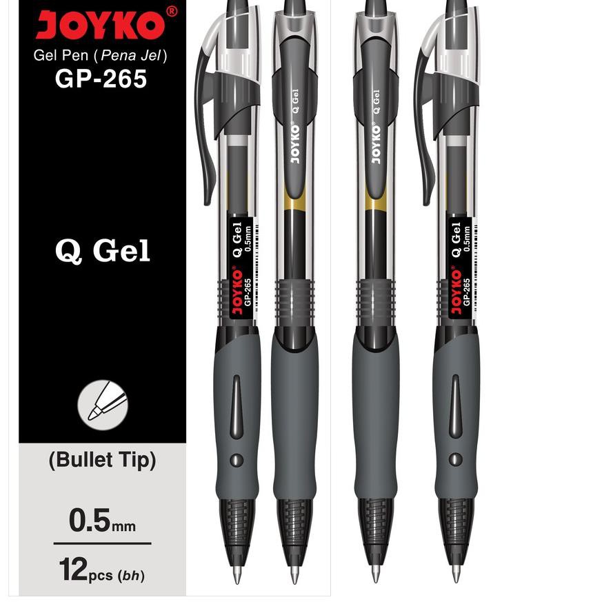 

(kode-491) Gel Pen / Pulpen / Pena Joyko GP-265 / Q Gel / 0.5 mm / 1 BOX 12 PCS ..