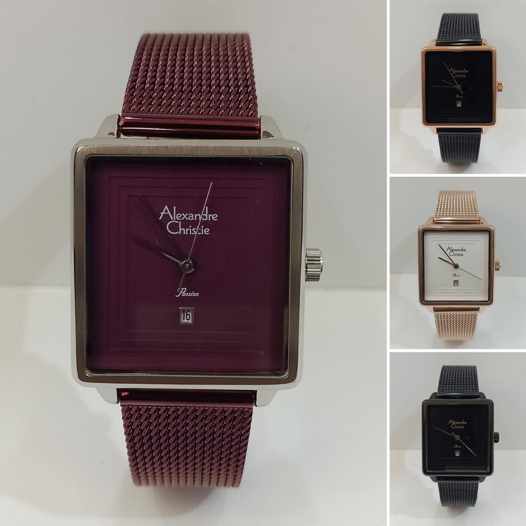 Jam Wanita Alexandre Christie AC2851 AC 2851 Original Garansi Resmi Alexander Christie FREE Baterai