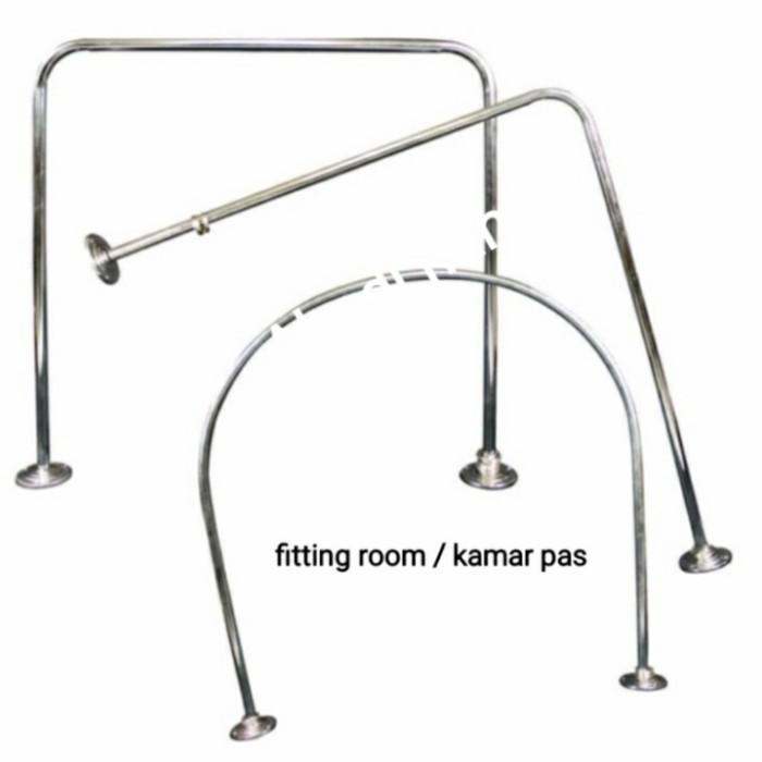 fitting room / kamar pas bentuk oval