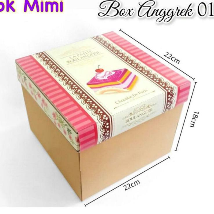 

TERMURAH Dus Box Kue Tart 22cm .,.,.