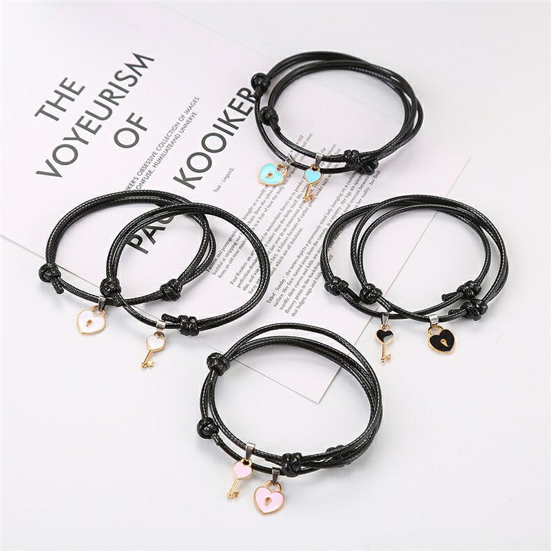 2 pcs gelang magnet/Sepasang Gelang Couple Magnet Gelang Tali Couple Magnet Attract-5