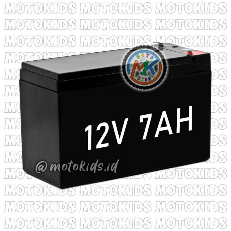 PROMO 12V7AH Aki Mobil Mobilan Motor Mainan Anak Baterai Kering VRLA12v 7,5ah 12v 7ah 12v 7.5Ah