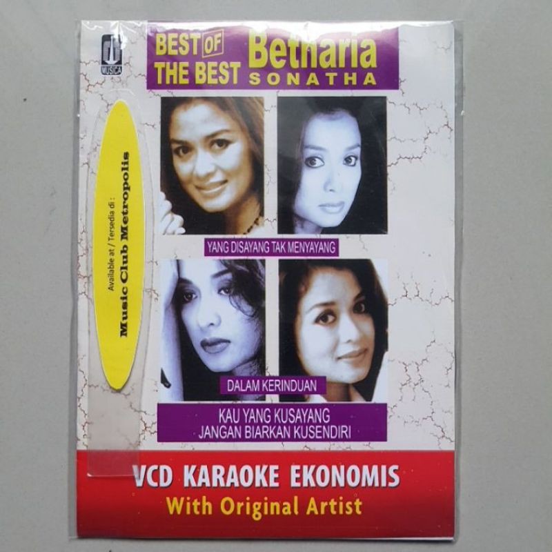 Vcd Karaoke Betharia Sonata Best Of The Best Shopee Indonesia