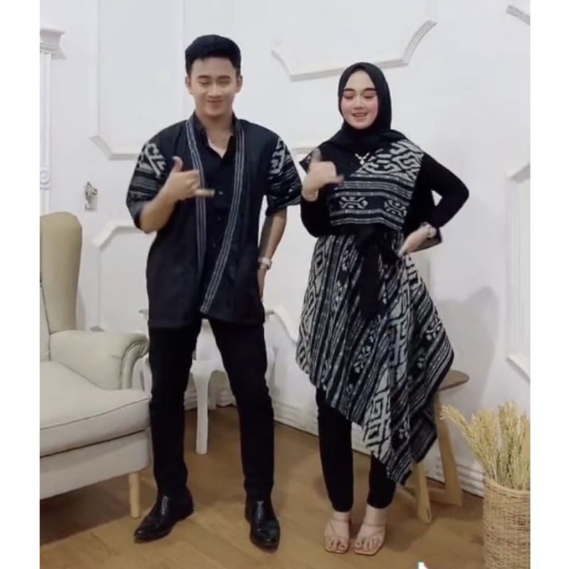 ( READY STOCK ) Baju tenun couple - couple tenun - Baju tenun - baju prewedding - baju kondangan - baju etnik - couple