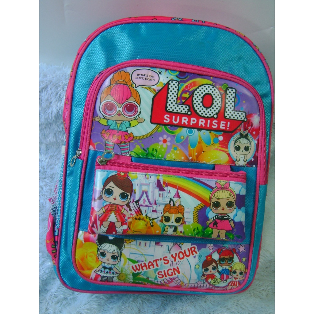 Tas Sekolah Anak Cewek  Ransel Motif L.O.L