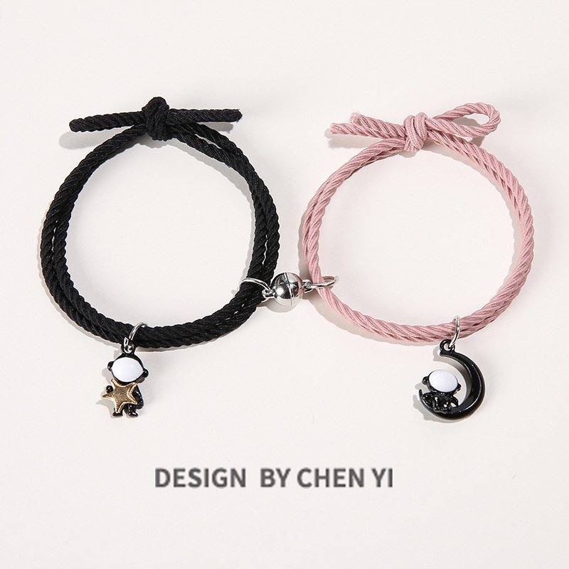 2PC GELANG COUPLE MAGNET ASTRONOT PASANGAN PERSAHABATAN