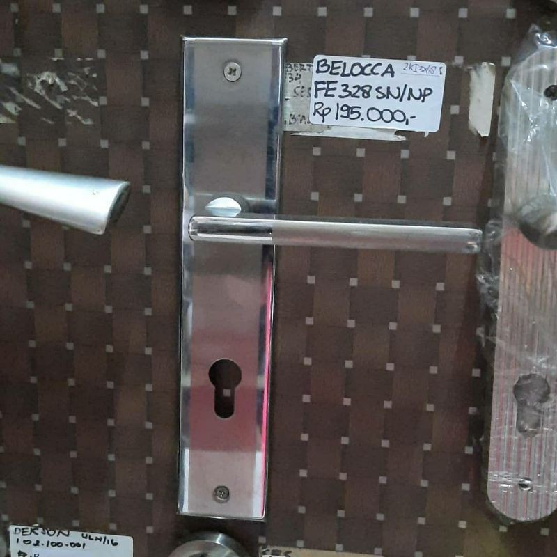 handle slot pegangan pintu kunci lengkap komplit