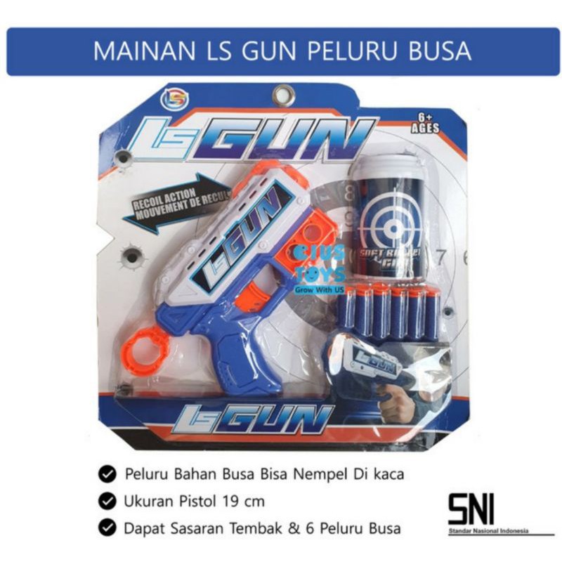 Shooter Mainan Tembakan Soft Gun Anak