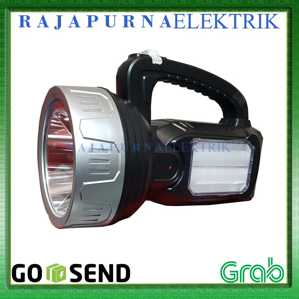 Senter + Emergency LED Multifungsi Jumbo 12w + 3w AK 6687 ORIGINAL