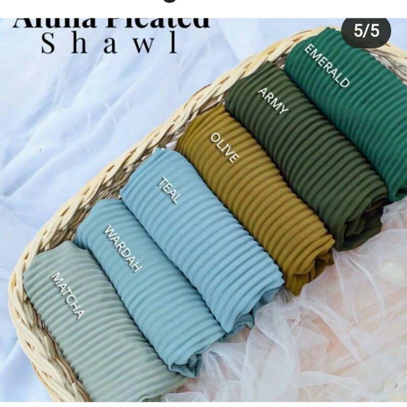 Pashmina Aluna Plisket