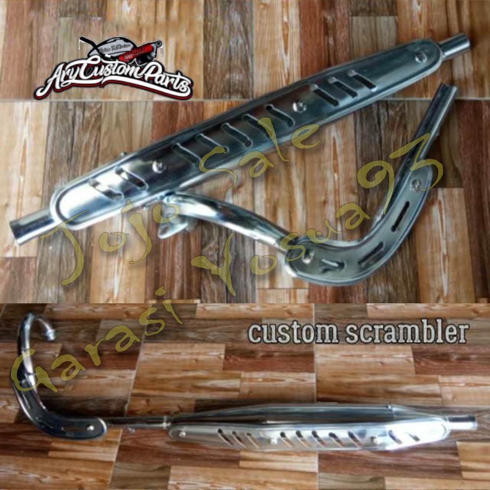 Knalpot Scrambler Honda WIN C70 C50 CT125 Grand C Series Streetcub Streetcup Knalpot trail WIN