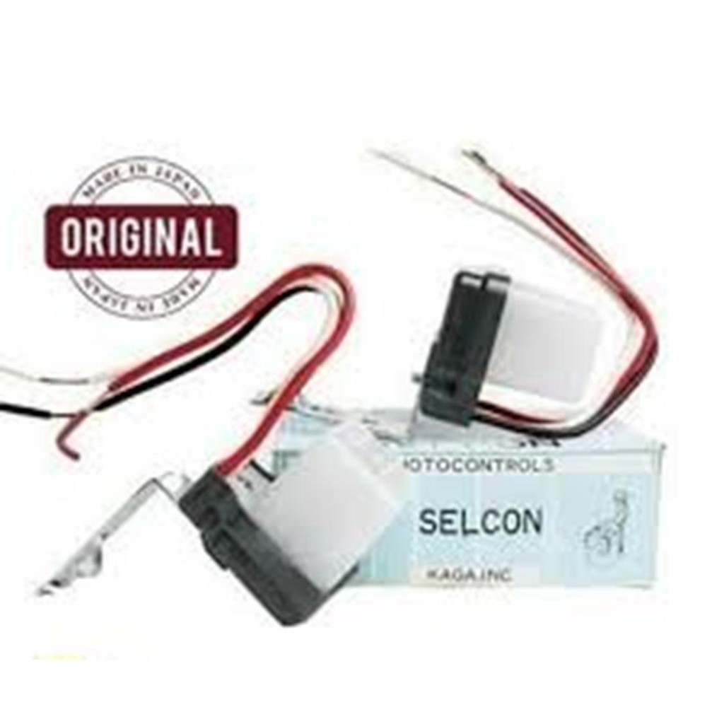 ORIGINAL FOTOSEL SELCON PHOTOCELL 6A AMPERE SENSOR CAHAYA PHOTOCELL SELCON 6 A ORIGINAL