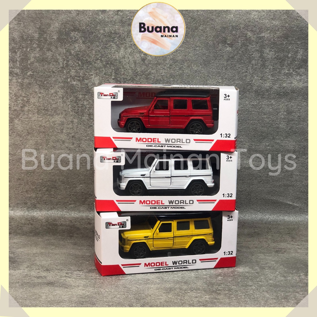 DIECAST MODEL WORLD JEEP HUMMER 1:32 MAINAN ANAK MINI MOBIL MINIATUR DIE-CAST