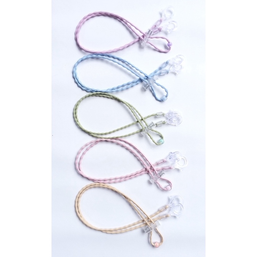 Kalung Masker Gembul - Tali Masker - Tali Padi - Tali Boba - Tali Masker Curly