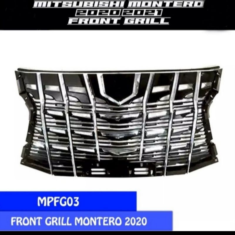 Grill pajero sport facelift 2021-2022 model alphared